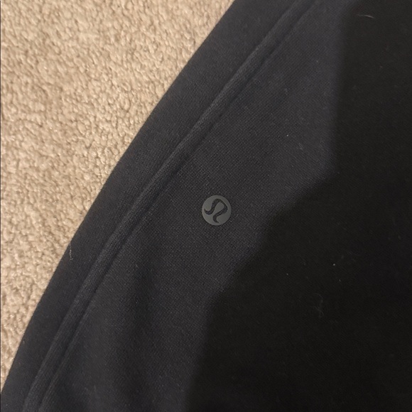 lululemon athletica black scuba half zip and scuba joggers Set - Picture 4 of 5